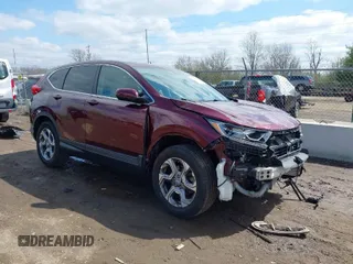 2017 Honda CR-V EX-L with VIN 2HKRW2H85HH621583, listed as a IAAI auction lot 41917850 with 62,070 mi miles. Bid and sale history available at carsss.com. Image 1.
