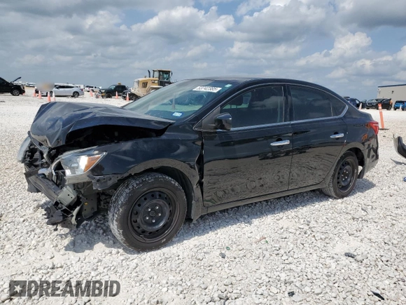 2019 Nissan Sentra S with VIN 3N1AB7AP4KY400898, listed as a Copart auction lot 53742385 with 127,032 mi miles and Salvage title. Bid and sale history available at DreamBid. Image 1.