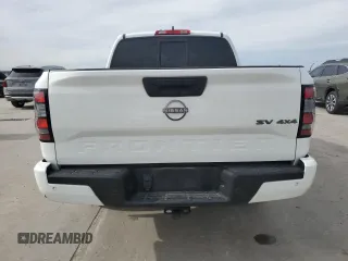 2022 Nissan Frontier SV with VIN 1N6ED1EKXNN675193, listed as a Copart auction lot 49190455 with 52,833 mi miles and Clean title. Bid and sale history available at DreamBid. Image 6.