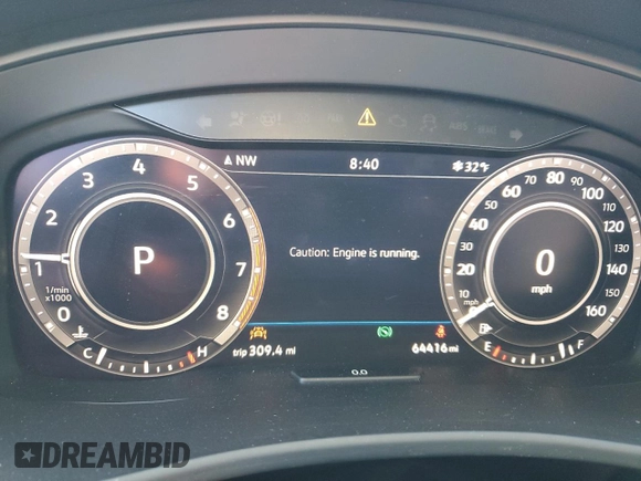 2019 Volkswagen Atlas SEL R-Line with VIN 1V2RR2CA3KC546952, listed as a Copart auction lot 46692645 with 64,416 mi miles and Salvage title. Bid and sale history available at DreamBid. Image 9.