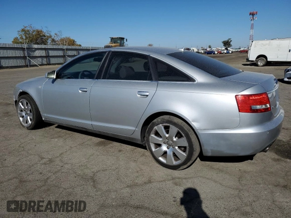 2007 Audi A6 3.2L with VIN WAUDH74F67N086698, listed as a Copart auction lot 79054744 with 93,484 mi miles and Salvage Title. Bid and sale history available at carsss.com. Image 2.