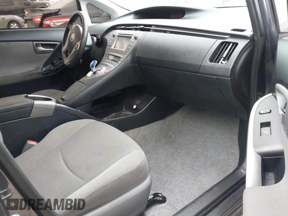 2014 Toyota Prius Four with VIN JTDKN3DU9E0389706, listed as a IAAI auction lot 42068067 with 278,910 mi miles. Bid and sale history available at carsss.com. Image 5.
