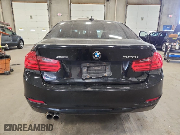 2014 BMW 3 Series 328i xDrive with VIN WBA3B3C5XEJ980450, listed as a Copart auction lot 58554055 with 108,838 mi miles and Clean title. Bid and sale history available at DreamBid. Image 6.