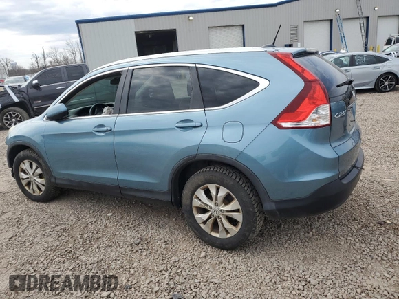 2014 Honda CR-V EX-L with VIN 2HKRM4H75EH665118, listed as a Copart auction lot 52490395 with 0 mi miles and Salvage Title. Bid and sale history available at carsss.com. Image 2.