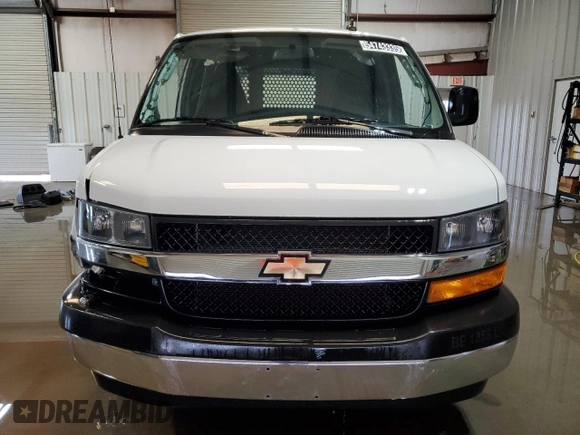 2024 Chevrolet Express Cargo with VIN 1GCWGAFP0R1158491, listed as a Copart auction lot 54743335 with Not provided miles and Clean title. Bid and sale history available at DreamBid. Image 5.