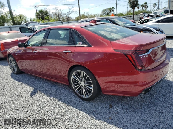 2019 Cadillac CT6 Sport AWD with VIN 1G6KN5R6XKU144961, listed as a Copart auction lot 89283415 with Not provided miles and Non repairable. Bid and sale history available at DreamBid. Image 2.