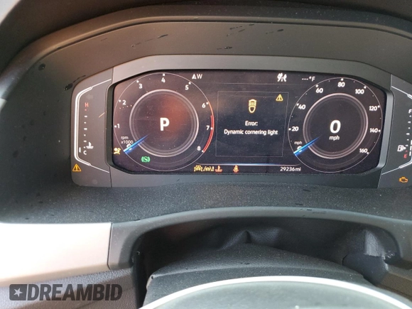 2020 Volkswagen Atlas SEL Premium z VIN 1V2NE2CA4LC231377, wystawiony jako Copart lot #57997943 z przebiegiem 29 236 mil mil oraz . Historia ofert i sprzedaży dostępna na DreamBid. Obrazek 9.