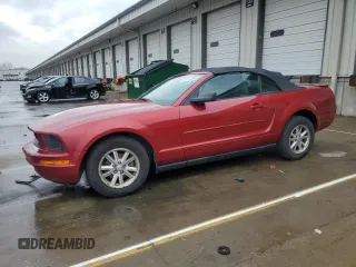 2007 Ford Mustang Deluxe with VIN 1ZVFT84N275353646, listed as a Copart auction lot 51713595 with 189,090 mi miles and Salvage Title. Bid and sale history available at carsss.com. Image 1.