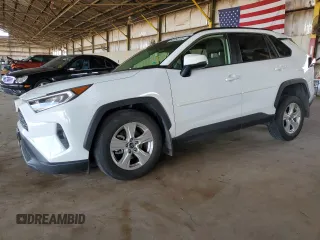 2019 Toyota RAV4 XLE with VIN JTMP1RFV7KJ007608, listed as a Copart auction lot 53856125 with 37,868 mi miles and Salvage Title. Bid and sale history available at DreamBid. Image 1.