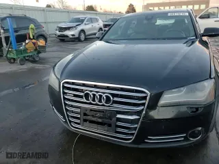 2012 Audi A8 L with VIN WAURVAFDXCN017238, listed as a Copart auction lot 88673215 with 138,162 mi miles and Salvage Title. Bid and sale history available at carsss.com. Image 13.