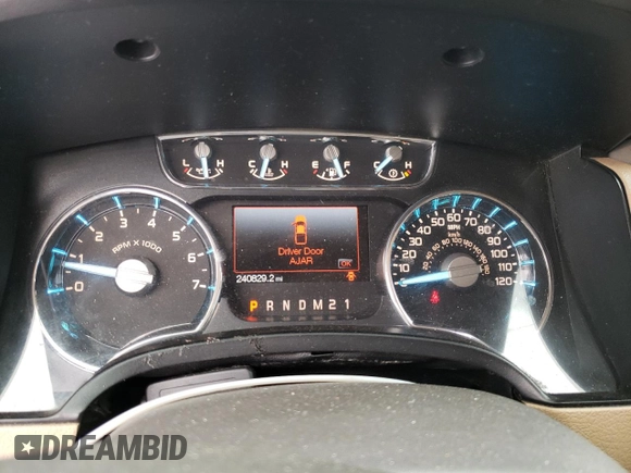 2011 Ford F-150 XL with VIN 1FTFX1ET1BFB62881, listed as a Copart auction lot 87472524 with 240,829 mi miles and Salvage Title. Bid and sale history available at carsss.com. Image 9.