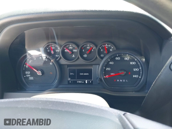 2022 Chevrolet Silverado 1500 Work Truck with VIN 3GCNAAEK6NG566881, listed as a IAAI auction lot 42044139 with 57,664 mi miles and . Bid and sale history available at DreamBid. Image 7.