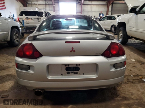 2001 Mitsubishi Eclipse with VIN 4A3AC54H21E173268, listed as a Copart auction lot 78784464 with 143,423 mi miles and Clean Title. Bid and sale history available at DreamBid. Image 6.