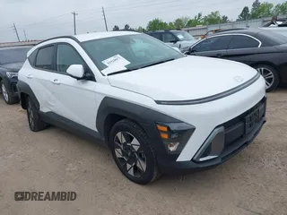 2025 Hyundai Kona SEL with VIN KM8HBCAB4SU194733, listed as a IAAI auction lot 41920071 with 17,926 mi miles. Bid and sale history available at carsss.com. Image 1.