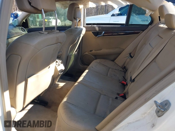 2014 Mercedes-Benz C 250 Sport with VIN WDDGF4HB8EA942184, listed as a IAAI auction lot 41322583 with Not Provided miles and . Bid and sale history available at carsss.com. Image 8.