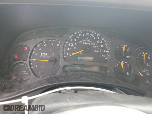 2004 Chevrolet Tahoe LS with VIN 1GNEC13V04R132890, listed as a Copart auction lot 56128195 with 174,907 mi miles and Clean title. Bid and sale history available at DreamBid. Image 9.