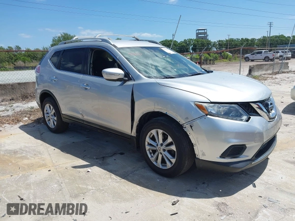 2015 Nissan Rogue SV with VIN 5N1AT2MTXFC849891, listed as a IAAI auction lot 41964361 with 135,934 mi miles and . Bid and sale history available at carsss.com. Image 1.