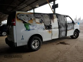 2021 Chevrolet Express Cargo with VIN 1GCWGBFP3M1187840, listed as a Copart auction lot 42579665 with Not provided miles and Non repairable. Bid and sale history available at DreamBid. Image 3.