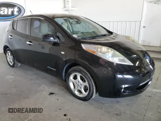 2012 Nissan LEAF SL with VIN JN1AZ0CPXCT017686, listed as a Copart auction lot 73796774 with 100,607 mi miles and Clean Title. Bid and sale history available at carsss.com. Image 4.