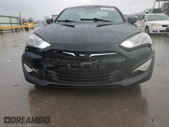 2014 Hyundai Genesis Coupe 2.0T with VIN KMHHT6KD1EU116459, listed as a Copart auction lot 86308684 with 126,492 mi miles and Salvage title. Bid and sale history available at DreamBid. Image 5.