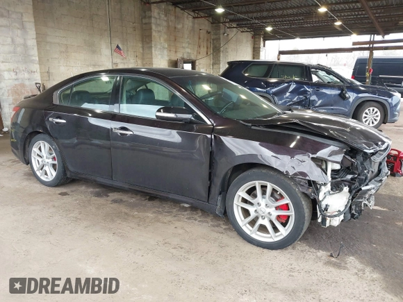 2011 Nissan Maxima 3.5 SV with VIN 1N4AA5AP5BC833715, listed as a IAAI auction lot 41676162 with 192,329 mi miles. Bid and sale history available at carsss.com. Image 1.
