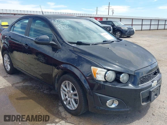 2013 Chevrolet Sonic LT with VIN 1G1JC5SH7D4234042, listed as a IAAI auction lot 42179089 with 132,758 mi miles and . Bid and sale history available at DreamBid. Image 1.