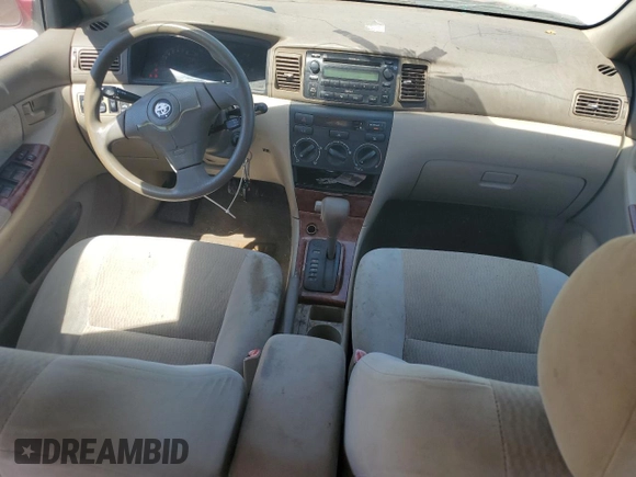2008 Toyota Corolla CE with VIN 1NXBR32E78Z044182, listed as a Copart auction lot 53269745 with 255,828 mi miles and Clean Title. Bid and sale history available at DreamBid. Image 8.