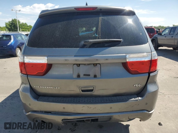 2011 Dodge Durango R/T with VIN 1D4SD6GT0BC682060, listed as a Copart auction lot 60340915 with 118,496 mi miles and Salvage title. Bid and sale history available at DreamBid. Image 6.