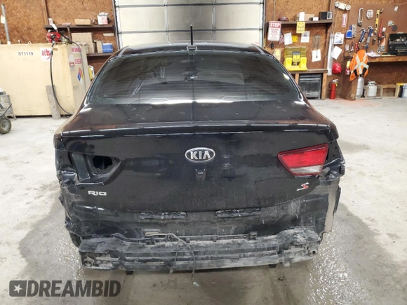 2021 Kia Rio LX with VIN 3KPA24AD3ME383002, listed as a Copart auction lot 51112755 with 55,622 mi miles and Salvage Title. Bid and sale history available at carsss.com. Image 6.