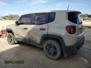 2015 Jeep Renegade Sport with VIN ZACCJBAT5FPB48114, listed as a Copart auction lot 45541135 with 102,845 mi miles and Salvage Title. Bid and sale history available at DreamBid. Image 2.