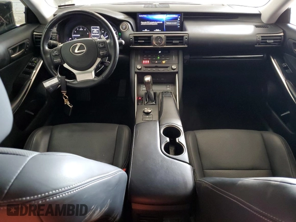 2020 Lexus IS 300 with VIN JTHDA1D2XL5107157, listed as a Copart auction lot 80091224 with 64,545 mi miles and Salvage title. Bid and sale history available at DreamBid. Image 8.