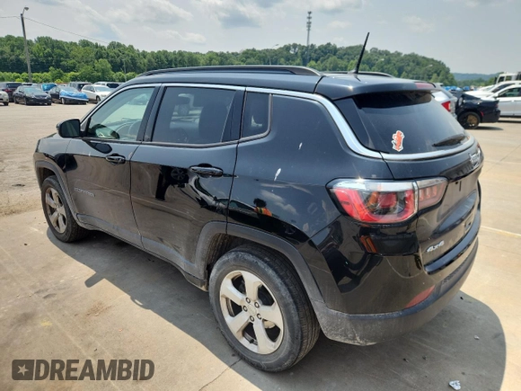 2018 Jeep Compass Latitude с VIN 3C4NJDBBXJT349633, выставлен на аукционе Copart как лот 60270595 с пробегом 104 219 миль миль и Списание • Salvage title. История ставок и продаж доступна на DreamBid. Изображение 2.