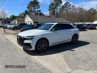 2020 Audi SQ8 z VIN WA1AWAF13LD022753, wystawiony jako Copart lot #58974665 z przebiegiem 84 872 mil mil oraz Tytuł czysty. Historia ofert i sprzedaży dostępna na DreamBid. Obrazek 2.