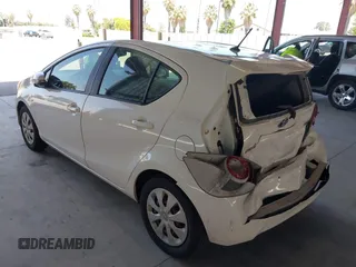 2012 Toyota Prius One with VIN JTDKDTB36C1513712, listed as a IAAI auction lot 42163440 with 130,794 mi miles. Bid and sale history available at carsss.com. Image 3.