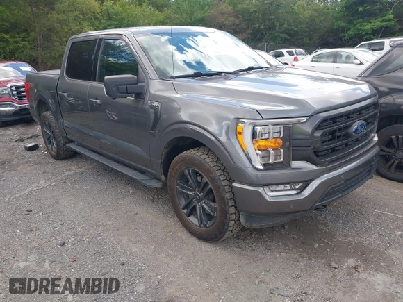2022 Ford F-150 XL with VIN 1FTFW1E59NKD16981, listed as a IAAI auction lot 42184579 with 89,671 mi miles. Bid and sale history available at carsss.com. Image 1.