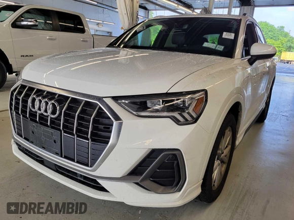 2023 Audi Q3 S line Premium with VIN WA1DECF37P1064251, listed as a IAAI auction lot 42791686 with 56,584 mi miles and . Bid and sale history available at DreamBid. Image 10.