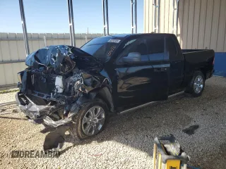 2019 Ram 1500 Tradesman with VIN 1C6SRFGT5KN605081, listed as a Copart auction lot 46593385 with 140,089 mi miles and Salvage title. Bid and sale history available at DreamBid. Image 1.