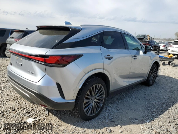 2023 Lexus RX with VIN 2T2BAMBAXPC015605, listed as a Copart auction lot 46827794 with 0 mi miles. Bid and sale history available at carsss.com. Image 3.