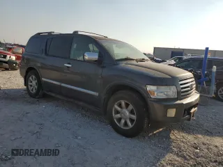 2005 Infiniti QX56 with VIN 5N3AA08C95N802463, listed as a Copart auction lot 66184954 with 206,899 mi miles and Clean Title. Bid and sale history available at carsss.com. Image 4.