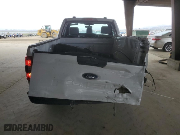 2022 Ford F-150 XL with VIN 1FTMF1CB4NKD23966, listed as a Copart auction lot 55717665 with 80,386 mi miles and Salvage title. Bid and sale history available at DreamBid. Image 6.
