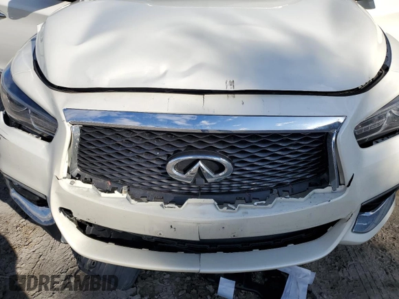 2018 Infiniti QX60 with VIN 5N1DL0MMXJC512432, listed as a Copart auction lot 52238655 with 84,821 mi miles and Salvage Title. Bid and sale history available at DreamBid. Image 12.