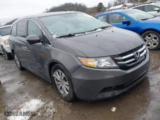 2016 Honda Odyssey EX-L with VIN 5FNRL5H64GB019392, listed as a IAAI auction lot 41562578 with 166,483 mi miles. Bid and sale history available at carsss.com. Image 1.