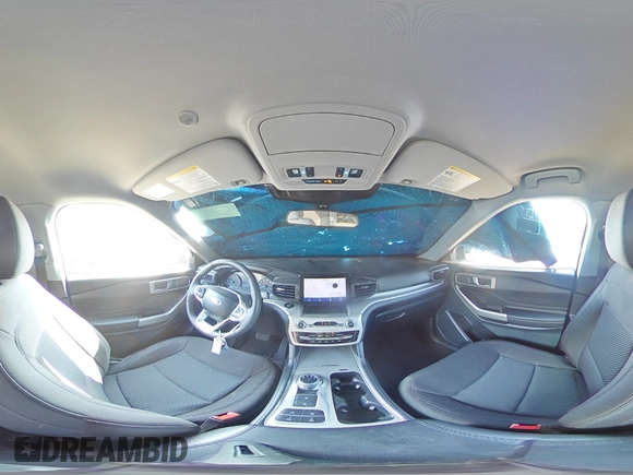 2023 Ford Explorer XLT with VIN 1FMSK7DH9PGB45255, listed as a Copart auction lot 57446875 with 11,782 mi miles and Salvage title. Bid and sale history available at DreamBid. Image 16.