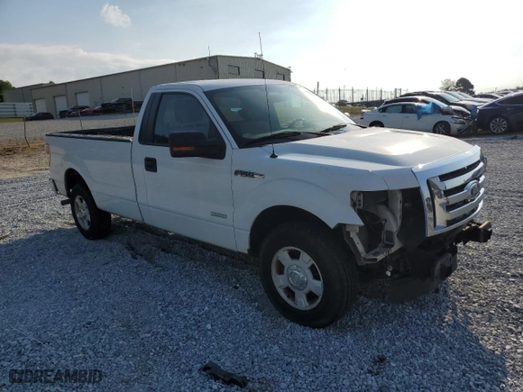 2012 Ford F-150 XL with VIN 1FTNF1CT4CKD92084, listed as a Copart auction lot 61488154 with 231,053 mi miles and Salvage Title. Bid and sale history available at carsss.com. Image 4.