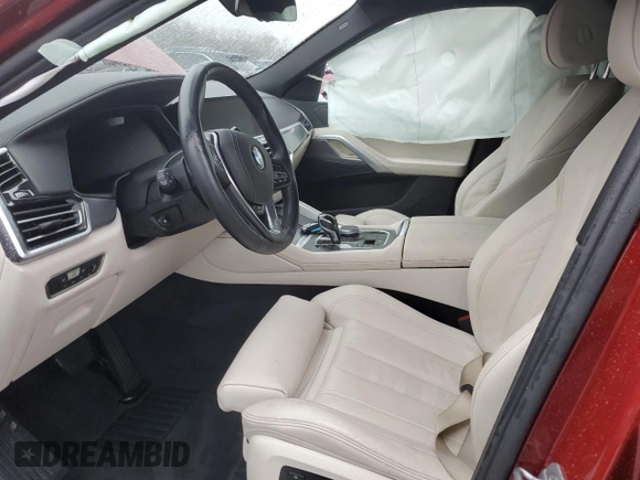 2017 BMW X6 xDrive40i with VIN 5UXCY6C07N9L61506, listed as a Copart auction lot 80825843 with Not Provided miles. Bid and sale history available at carsss.com. Image 7.
