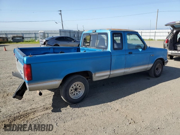 1992 Ford Ranger with VIN 1FTCR14X9NPA40821, listed as a Copart auction lot 53083745 with 63,198 mi miles and Salvage title. Bid and sale history available at DreamBid. Image 3.