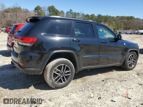 2021 Jeep Grand Cherokee Trailhawk with VIN 1C4RJFLG2MC566164, listed as a Copart auction lot 50009525 with 38,932 mi miles and Salvage Title. Bid and sale history available at carsss.com. Image 3.