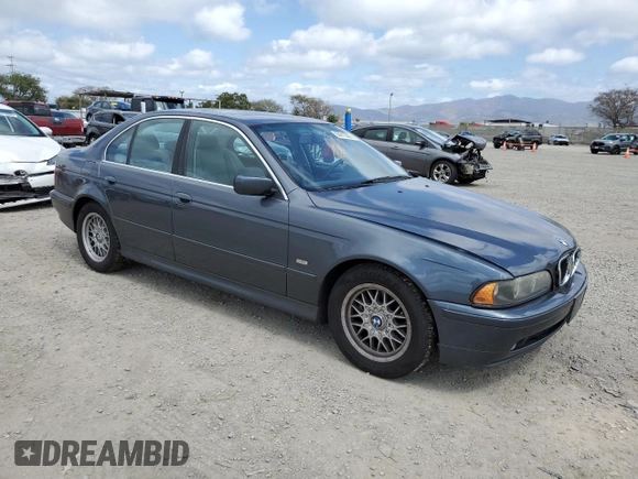 2001 BMW 5 Series 525iA with VIN WBADT43441GX24794, listed as a Copart auction lot 50913595 with 102,803 mi miles and Salvage Title. Bid and sale history available at carsss.com. Image 4.
