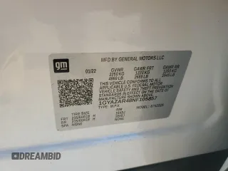 2022 Cadillac XT4 FWD Luxury с VIN 1GYAZAR48NF105857, выставлен на аукционе Copart как лот 81263584 с пробегом 17 352 миль миль и На запчасти • Non repairable. История ставок и продаж доступна на DreamBid. Изображение 13.