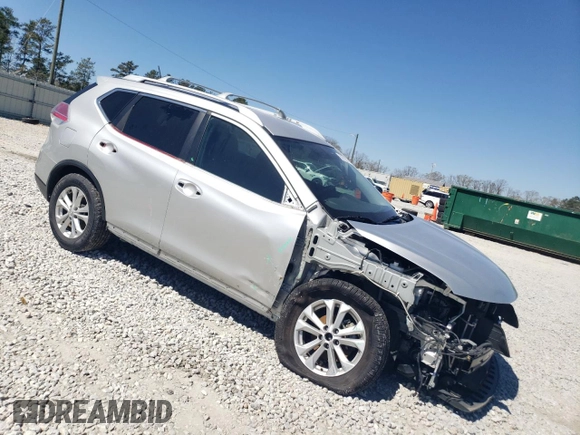 2016 Nissan Rogue S with VIN KNMAT2MT6GP732940, listed as a Copart auction lot 50016975 with 63,525 mi miles and Salvage Title. Bid and sale history available at carsss.com. Image 4.